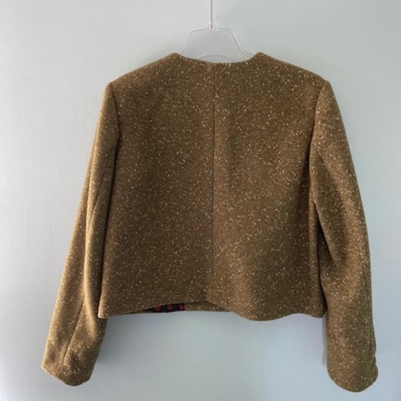 A New Day Cropped Metallic Tweed Blazer/Jacket Size 8 - Picture 10 of 11